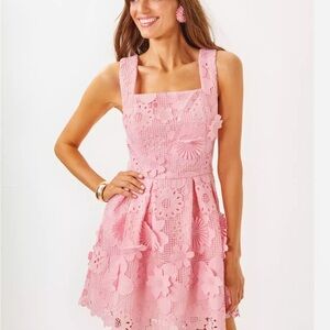 Lilly Pulitzer “Cindy Romper” Lace Dress